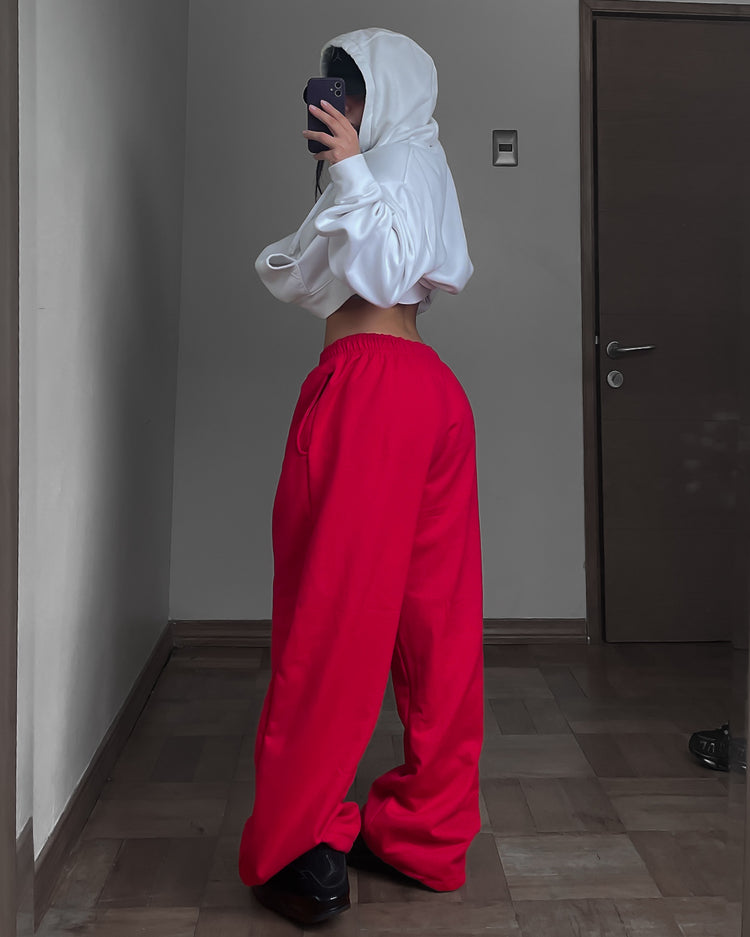 Pantalón buzo rojo